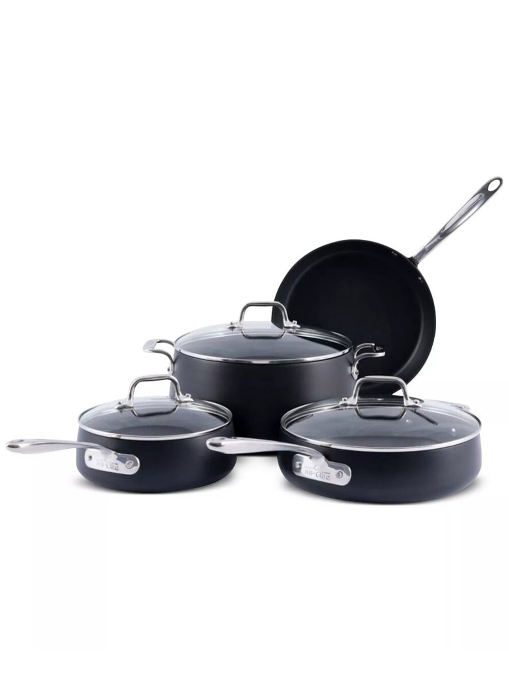NWB All-Clad HA1 Expert 7-Piece Nonstick Cookware Set